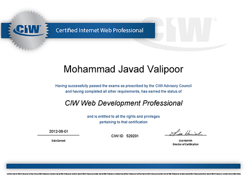 CIW Web Development Professional